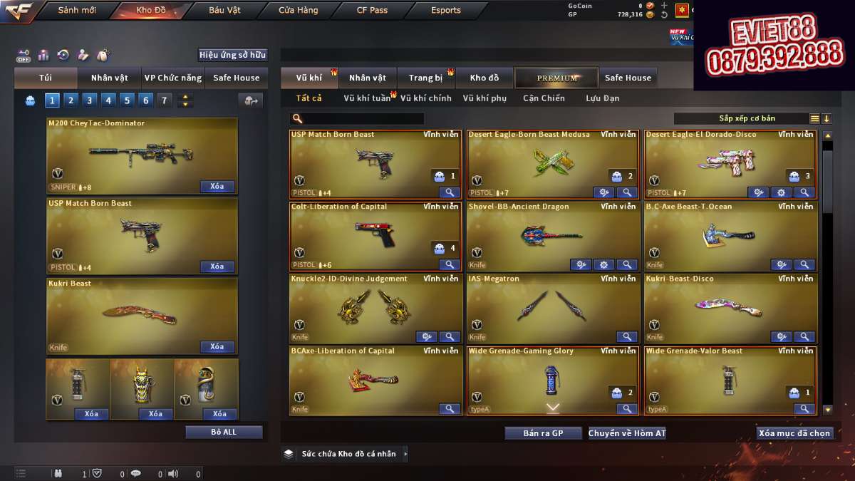 shop acc cf uy tin gia re